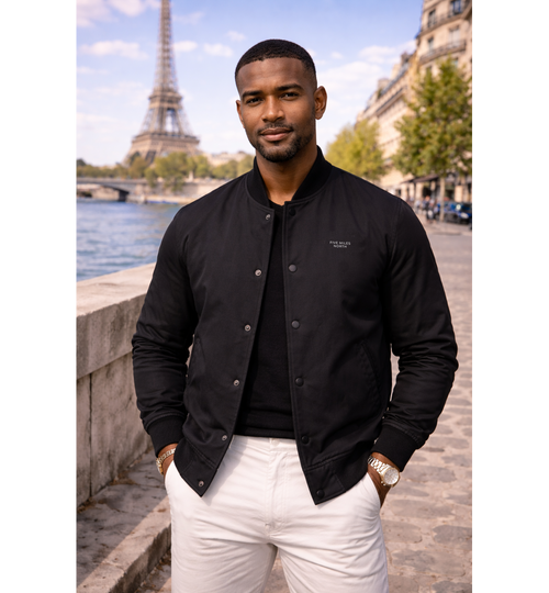 Five Miles North Felt Bomber Jacket