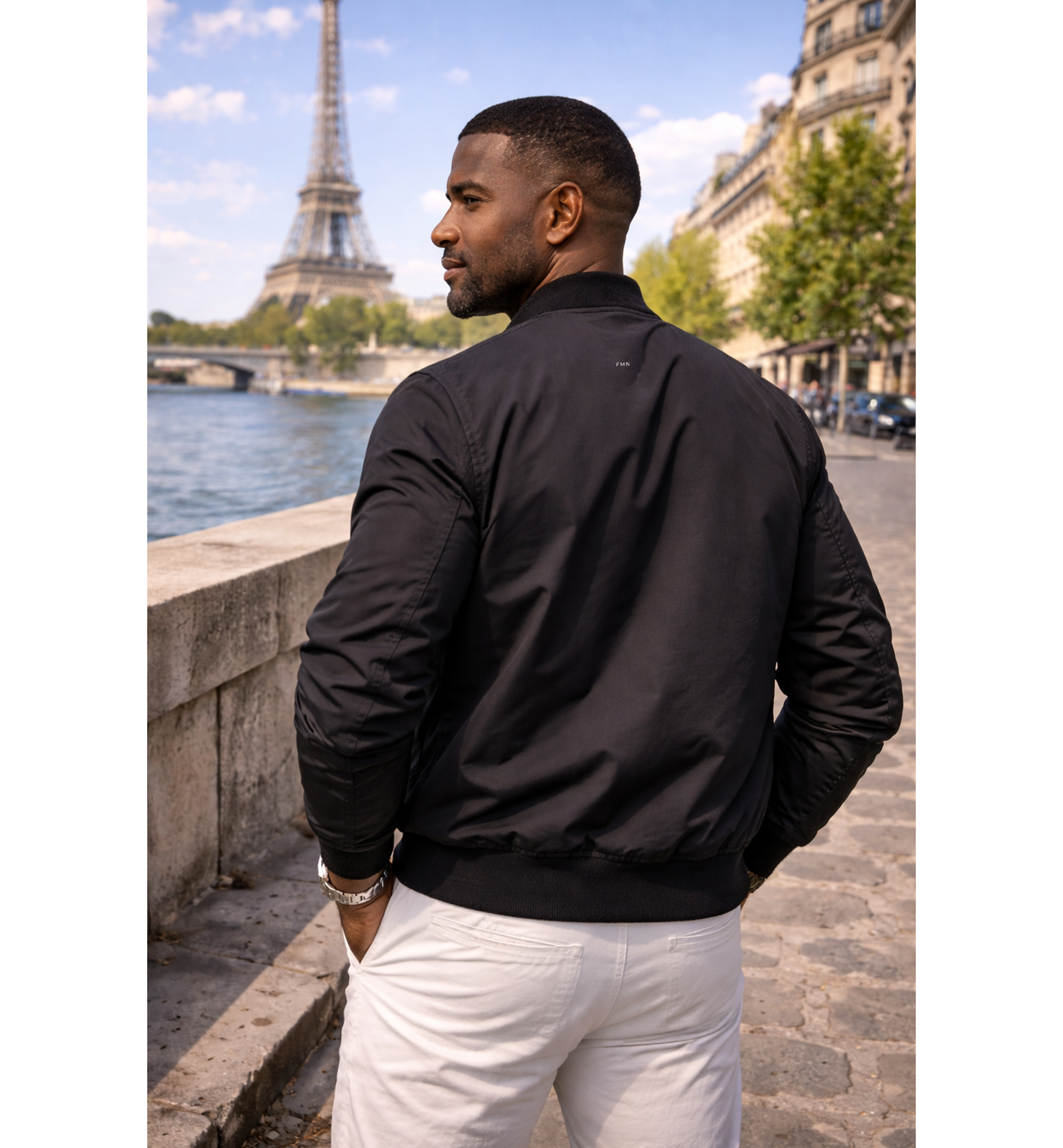 Five Miles North Felt Bomber Jacket