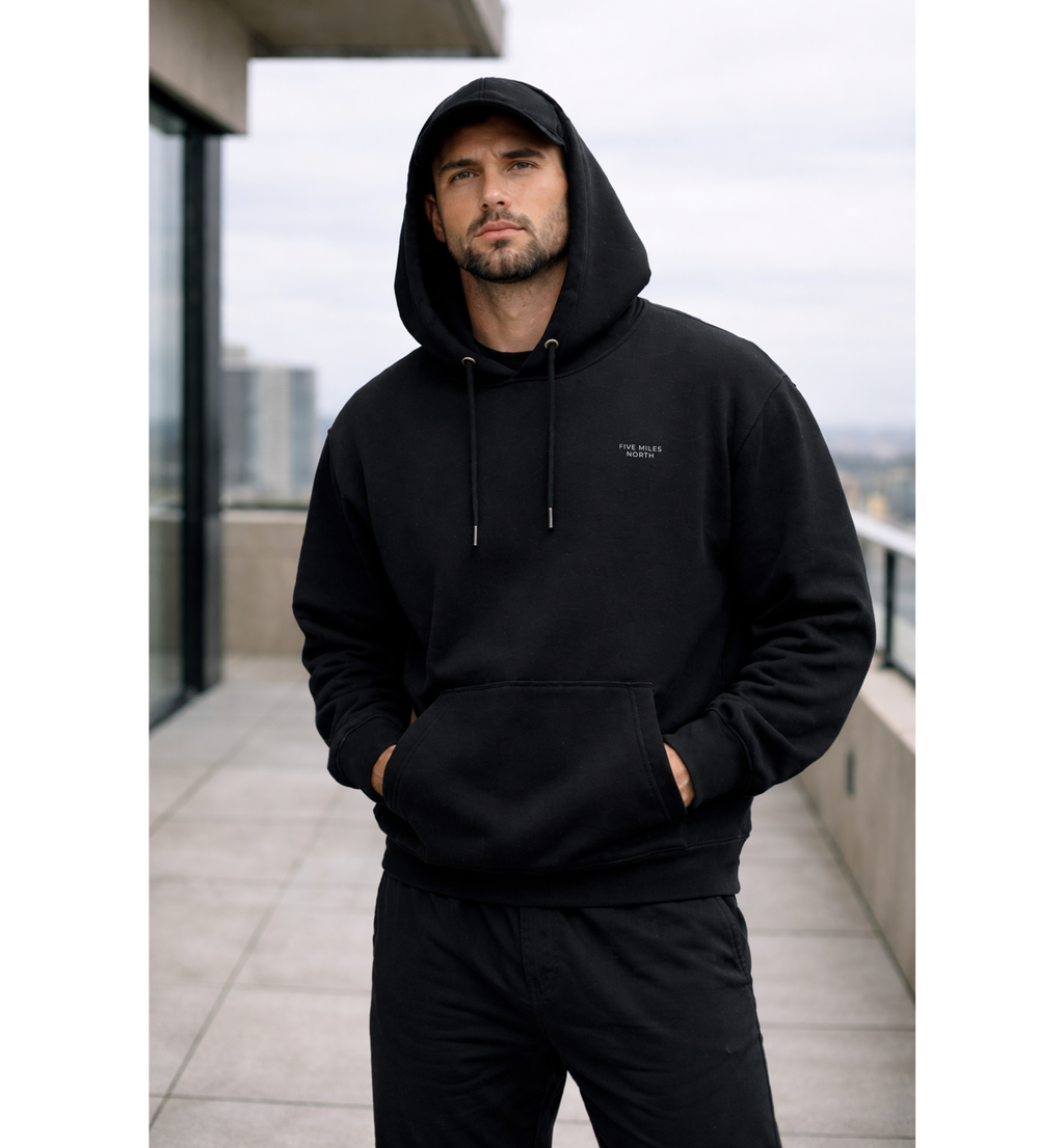 Five Miles North Hoodie :: With Embroidered Logo