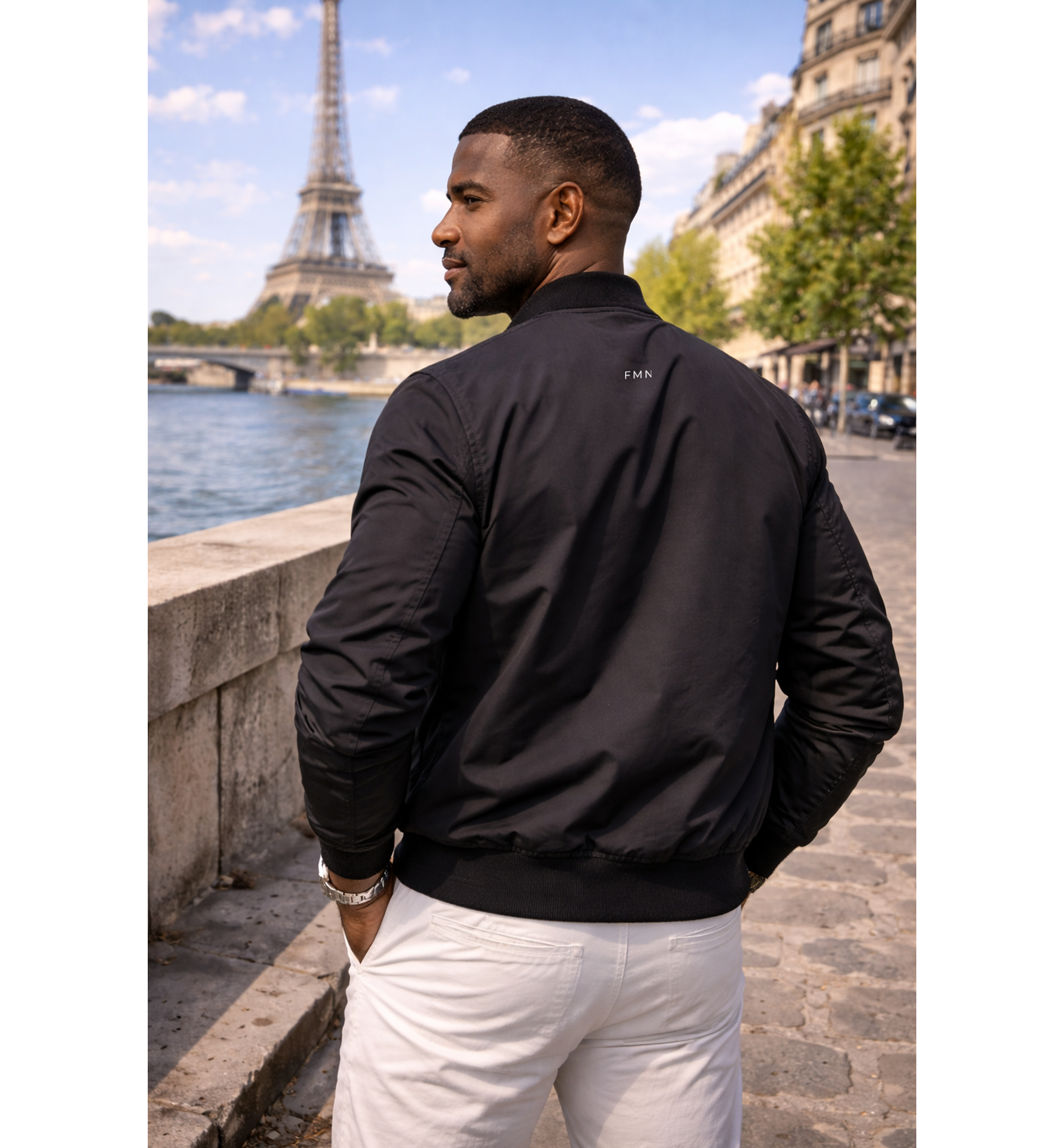 Five Miles North Felt Bomber Jacket