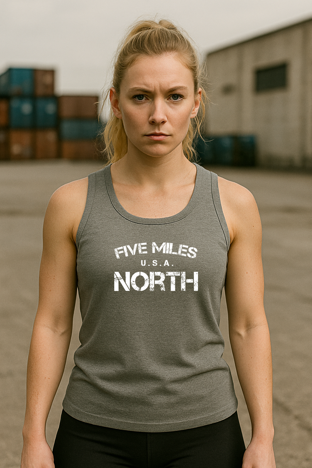 Minimalist TANK TOPS | Urban Unisex Tee | Five Miles North