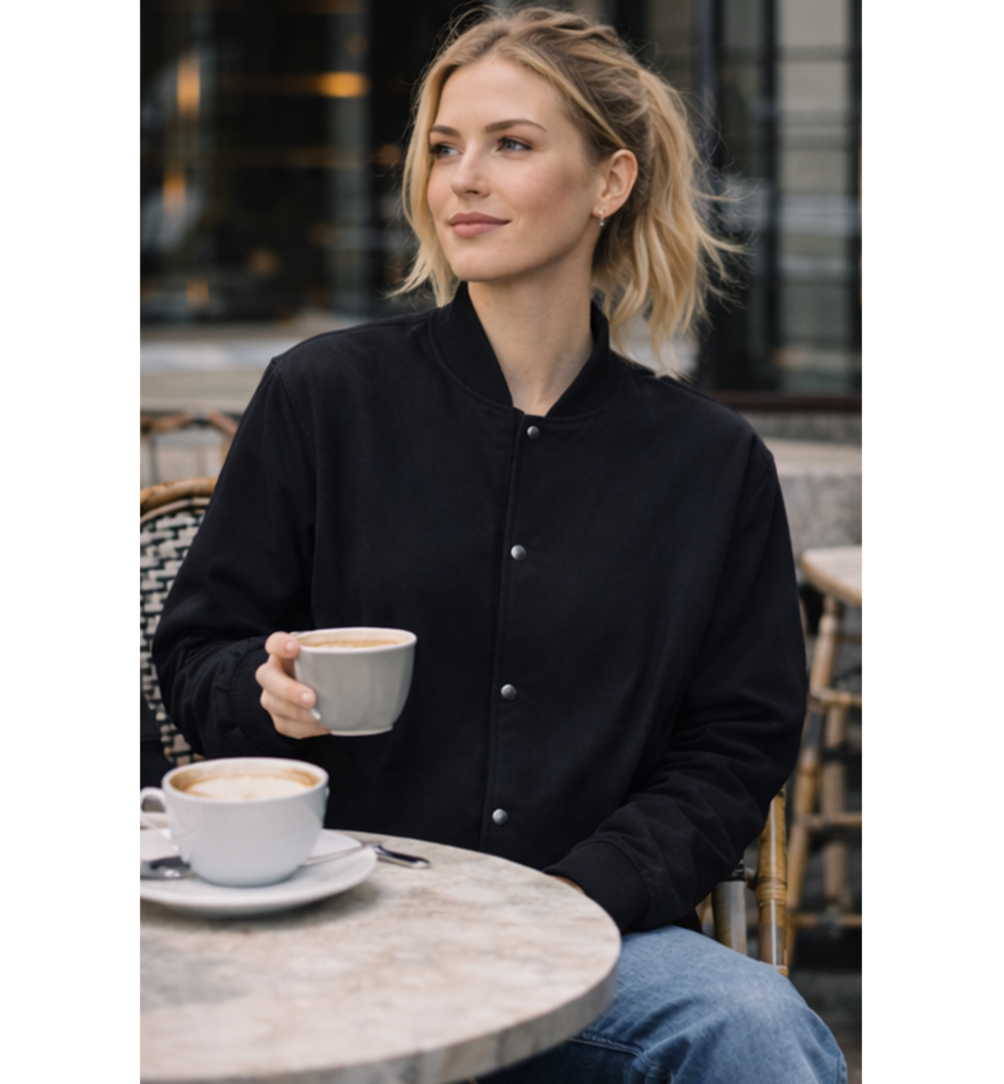 Five Miles North Felt Bomber Jacket