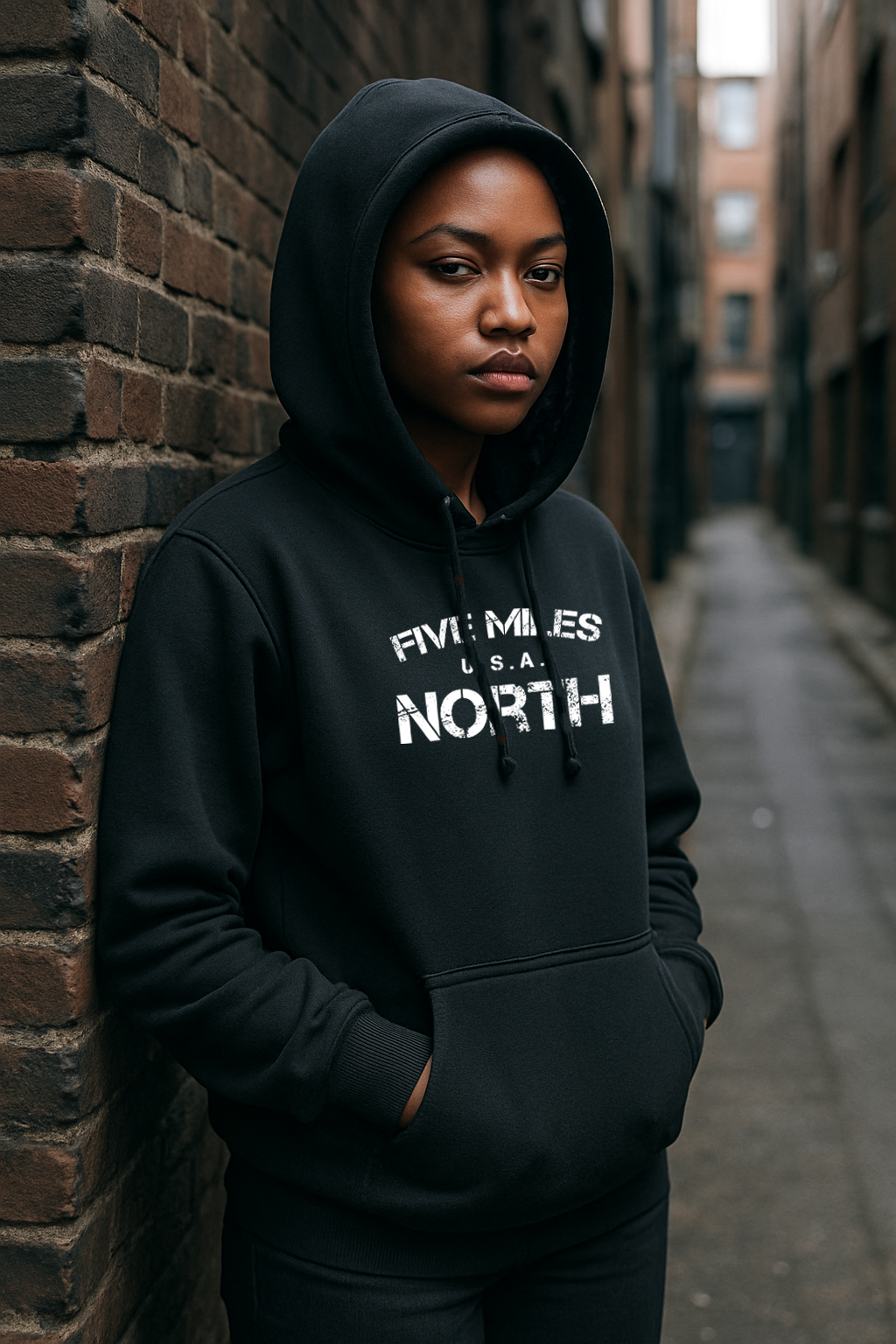 Minimalist HOODIES Streetwear | Urban Unisex Hoodie | Five Miles North