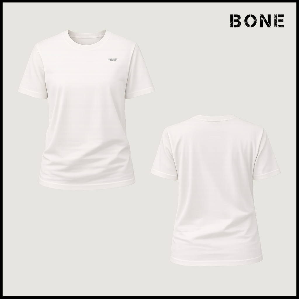 Five Miles North T-Shirt - With Embroided Logo