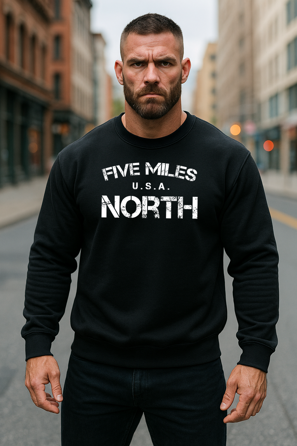 Minimalist Streetwear SWEATSHIRTS | Urban Unisex Hoodie | Five Miles North