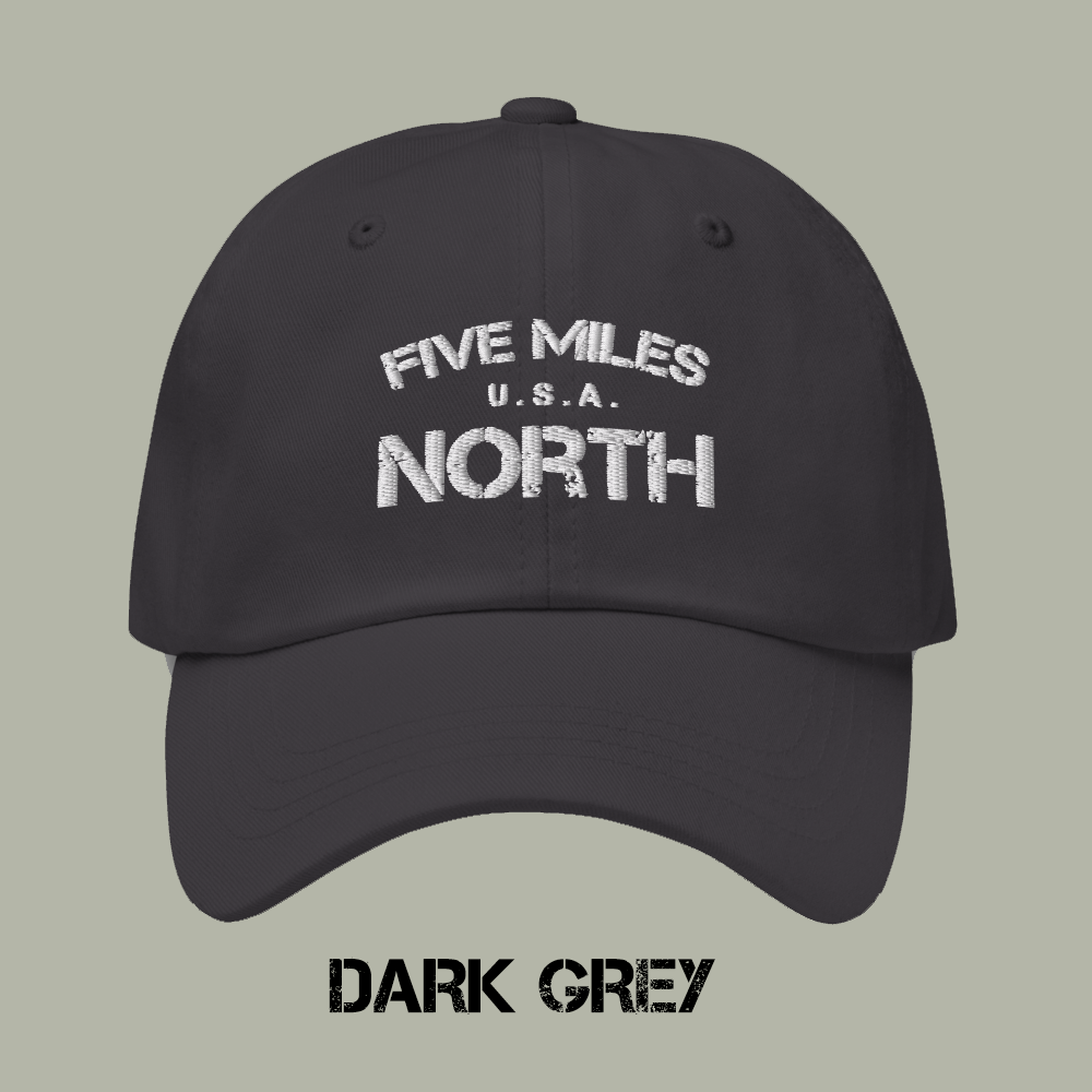 Minimalist CAP with EMBROIDED Logo | Five Miles North