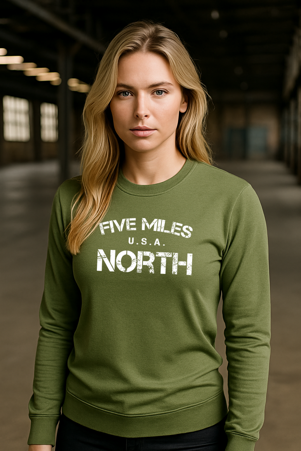 Minimalist LONG SLEEVE SHIRTS | Urban Unisex Tee | Five Miles North