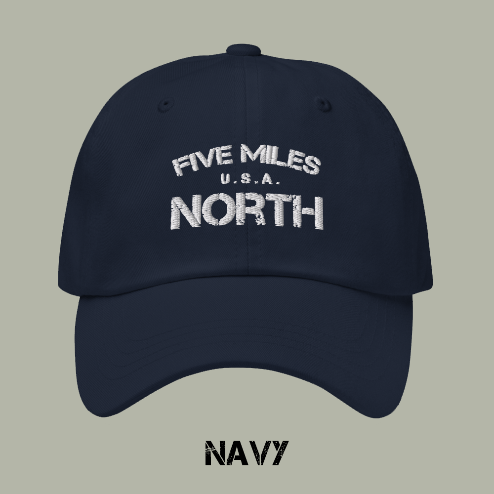 Minimalist CAP with EMBROIDED Logo | Five Miles North