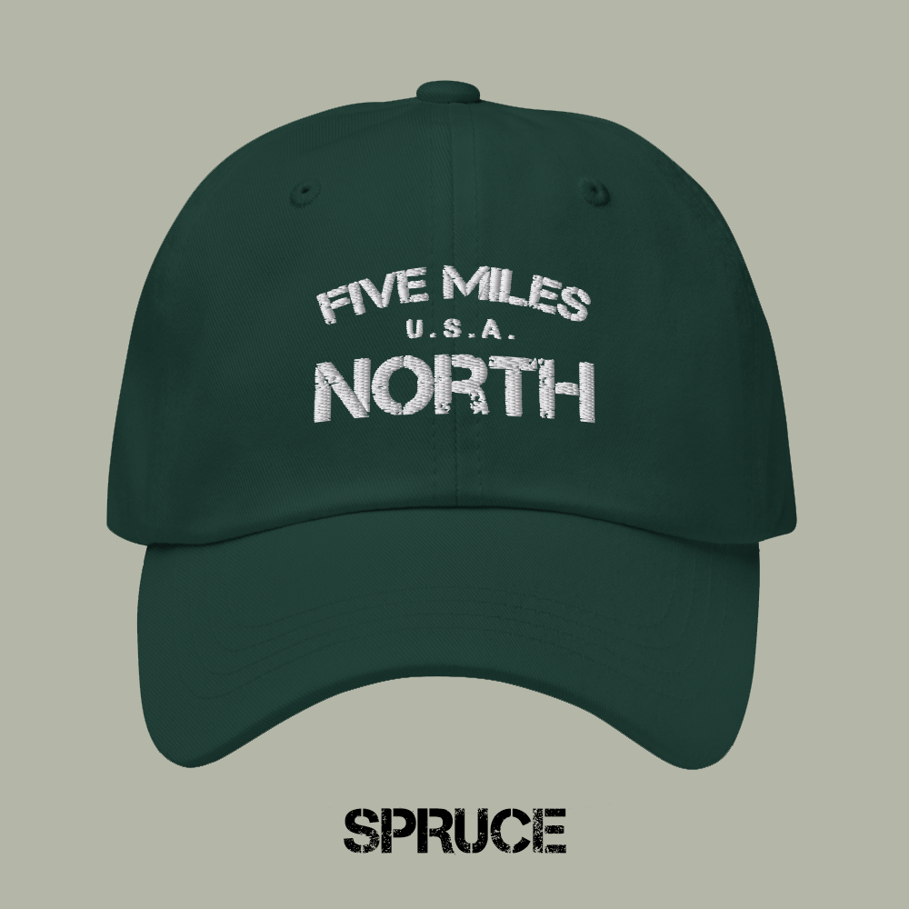 Minimalist CAP with EMBROIDED Logo | Five Miles North
