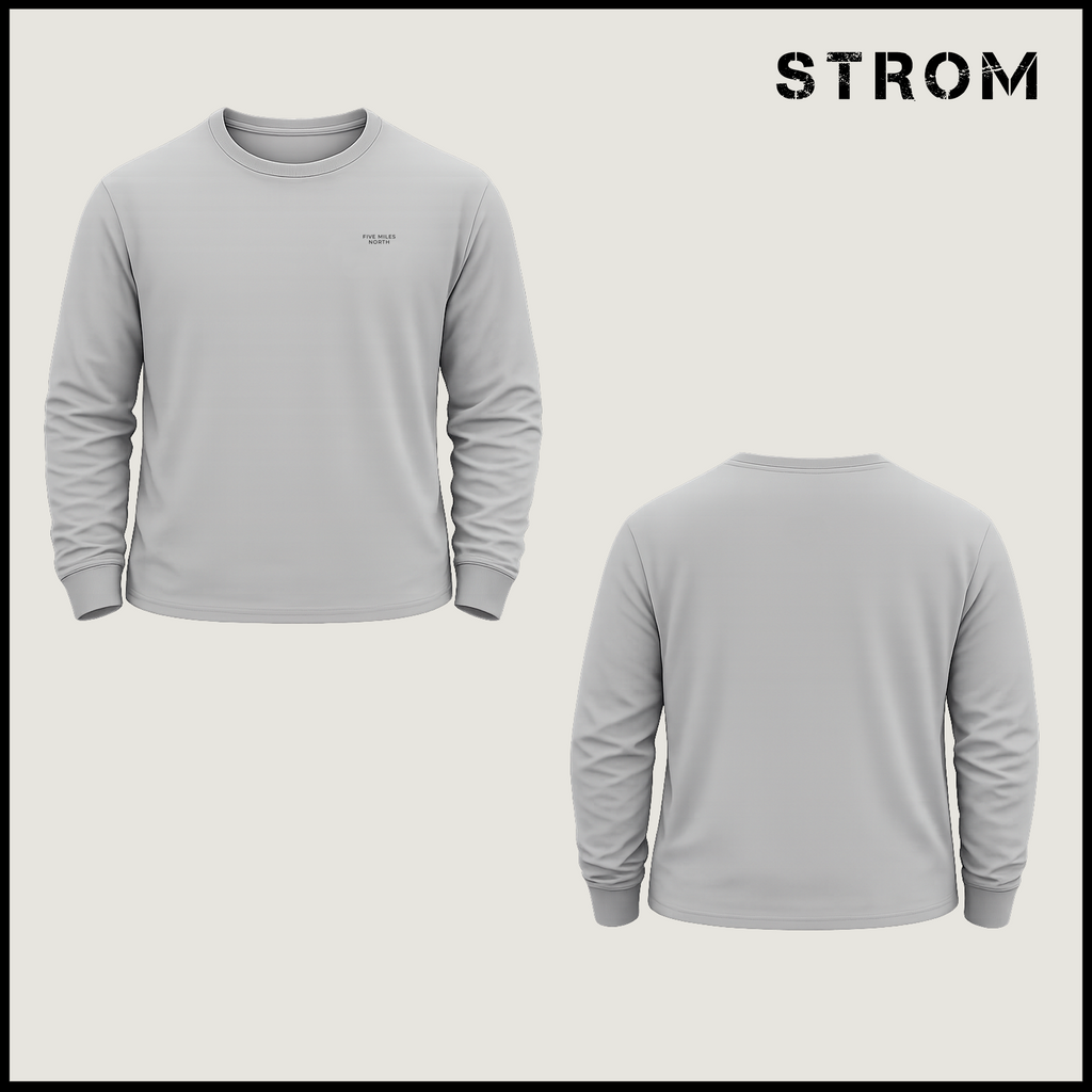 Five Miles North Long Sleeve Shirt :: With Embroided Logo