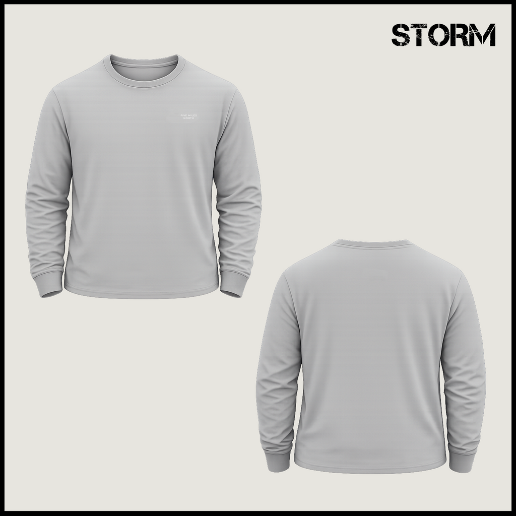 Five Miles North Long Sleeve Shirt :: With Embroided Logo
