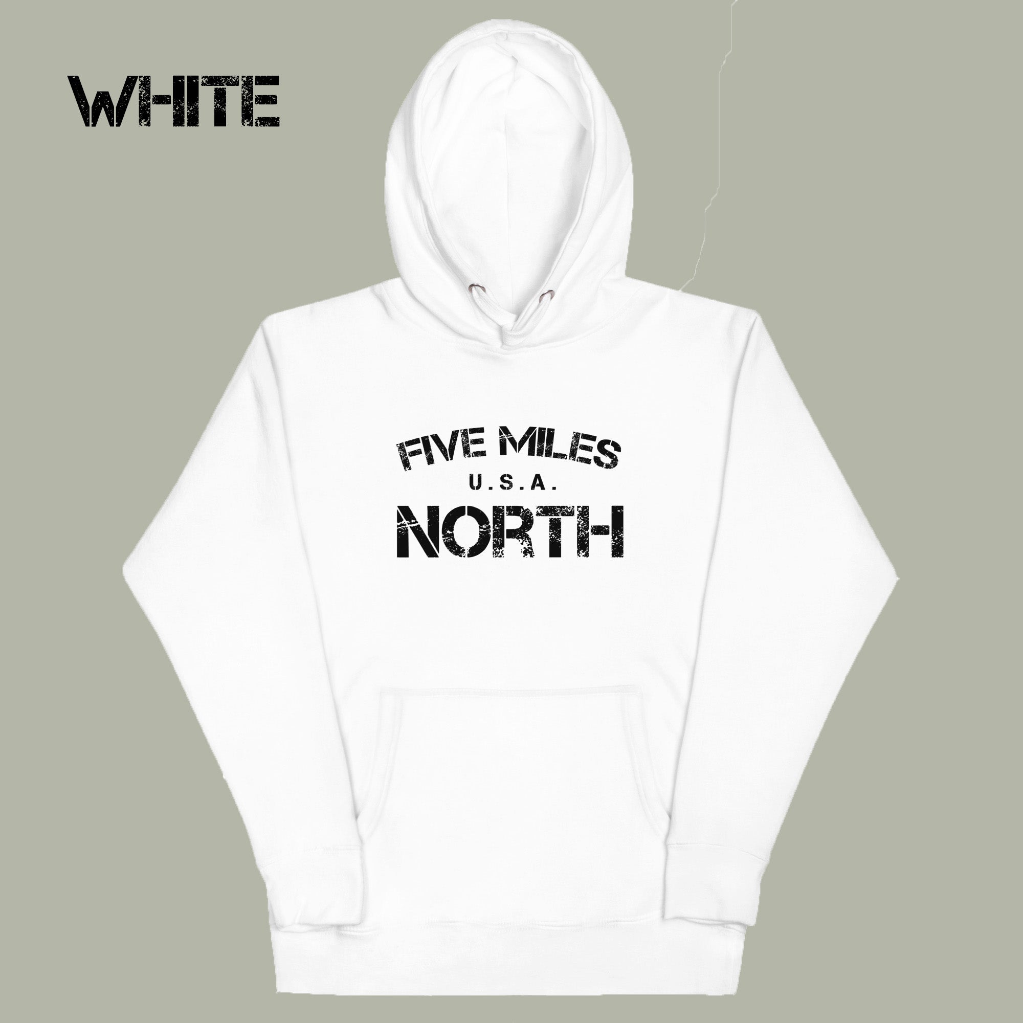 Minimalist HOODIES Streetwear | Urban Unisex Hoodie | Five Miles North
