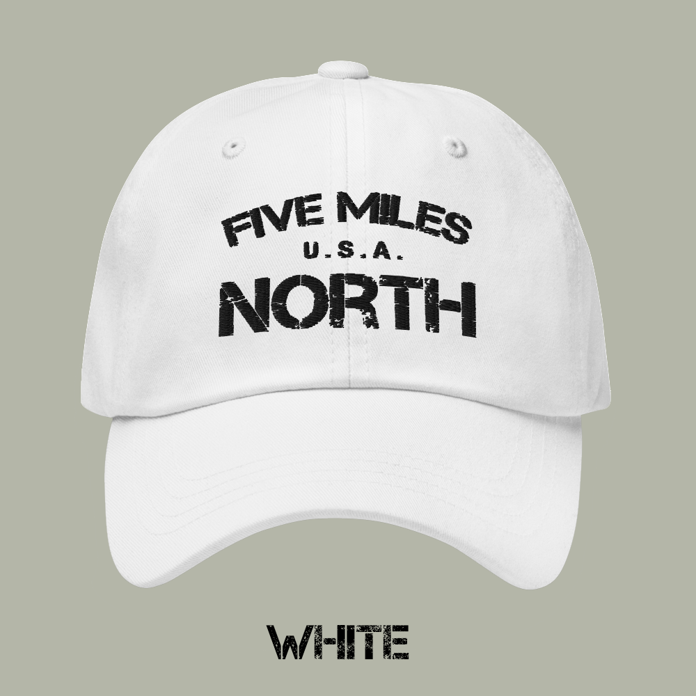 Minimalist CAP with EMBROIDED Logo | Five Miles North