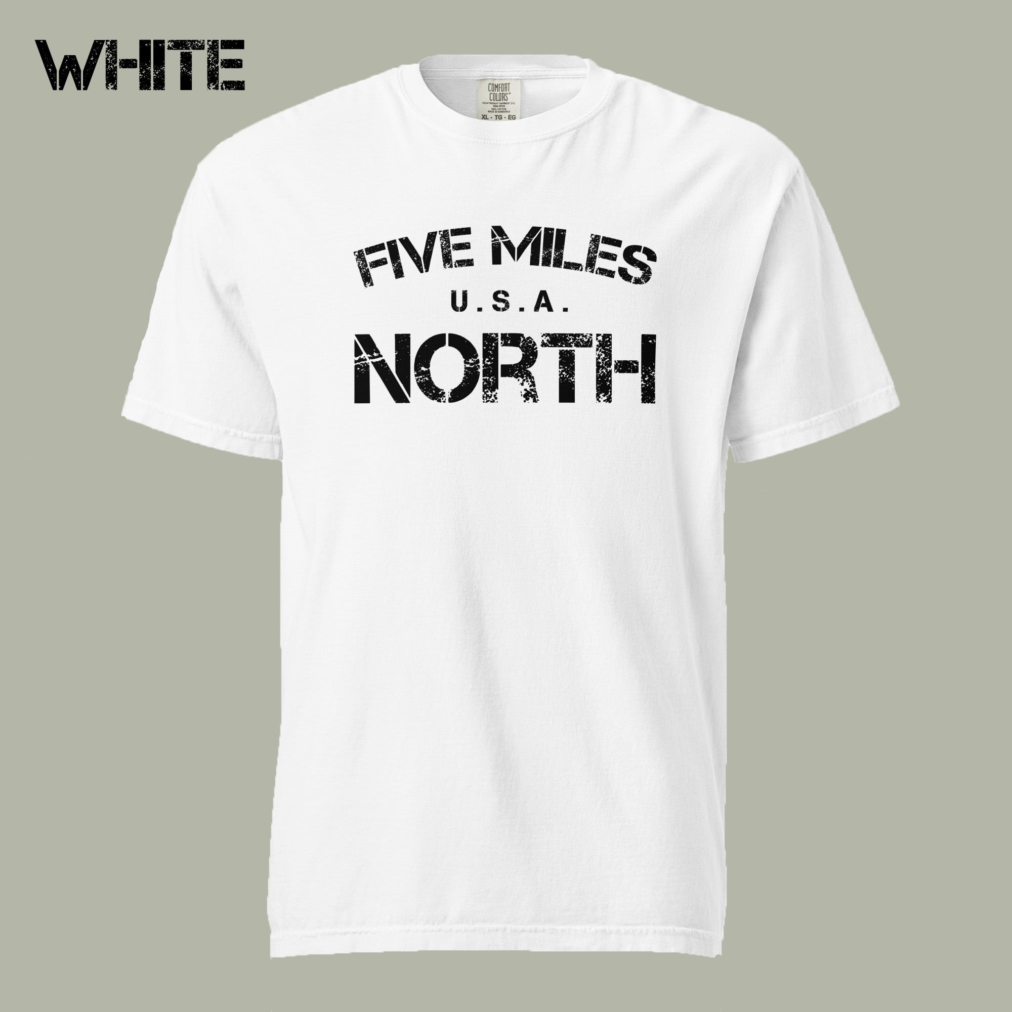 Minimalist Streetwear T-SHIRTS | Urban Unisex Tee | Five Miles North