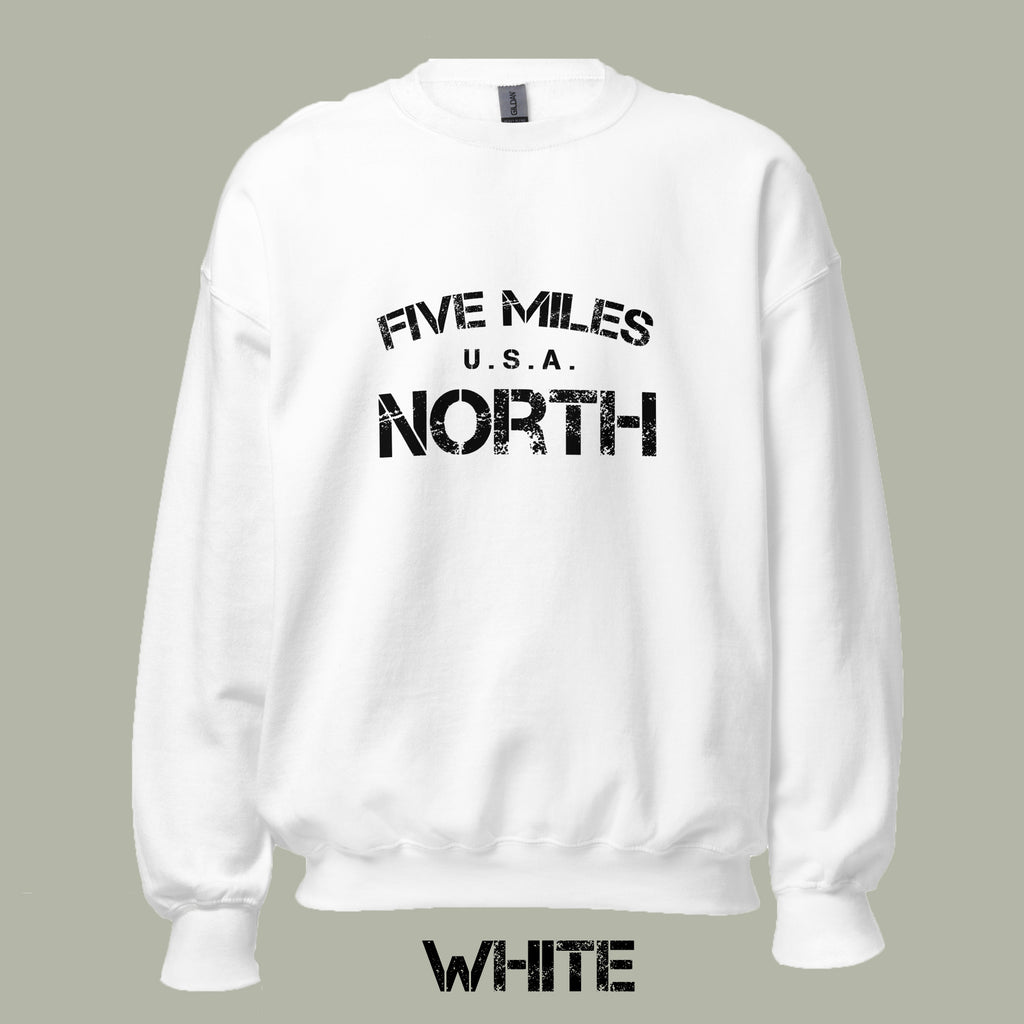 Minimalist Streetwear SWEATSHIRTS | Urban Unisex Hoodie | Five Miles North
