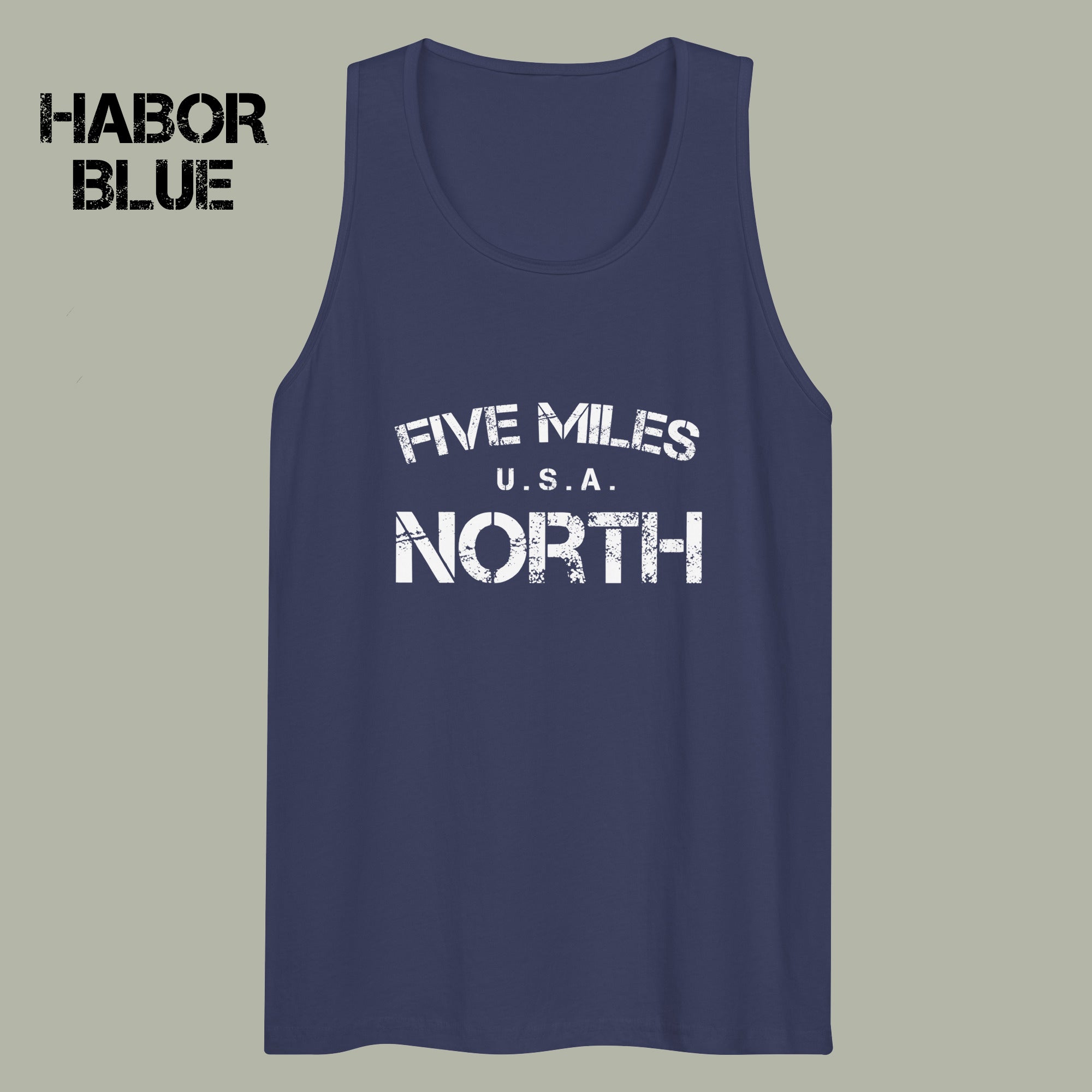 Minimalist TANK TOPS | Urban Unisex Tee | Five Miles North