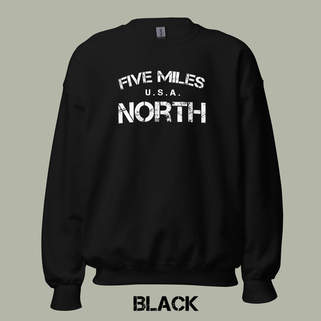 Minimalist Streetwear SWEATSHIRTS | Urban Unisex Hoodie | Five Miles North