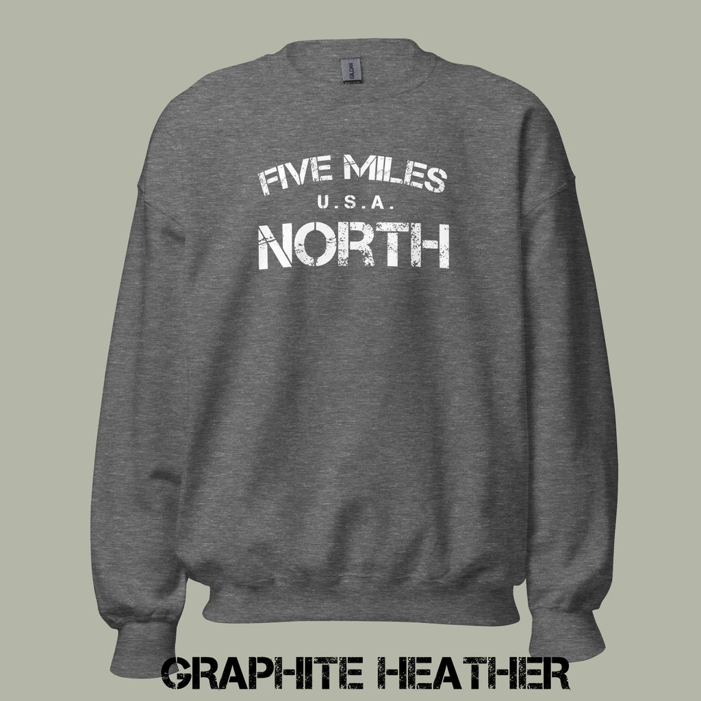 Minimalist Streetwear SWEATSHIRTS | Urban Unisex Hoodie | Five Miles North