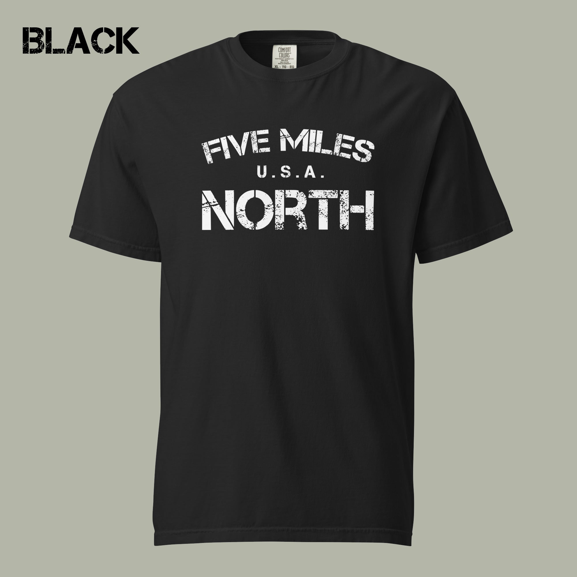Minimalist Streetwear T-SHIRTS | Urban Unisex Tee | Five Miles North